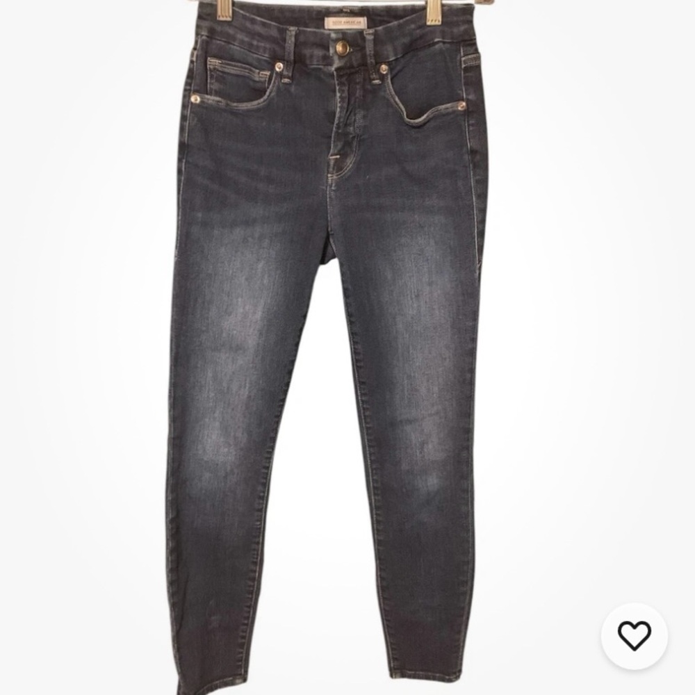 Good American Jeans Women’s Blue 2/26 Good Legs Crop - Picture 3 of 8